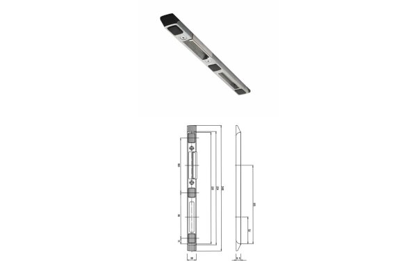 aczep zamka głównego - lewy 11/18 – drewno Fuhr