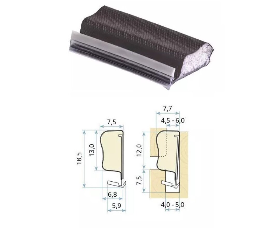 Uszczelka okienna QLON QL-3053 200m- fot-