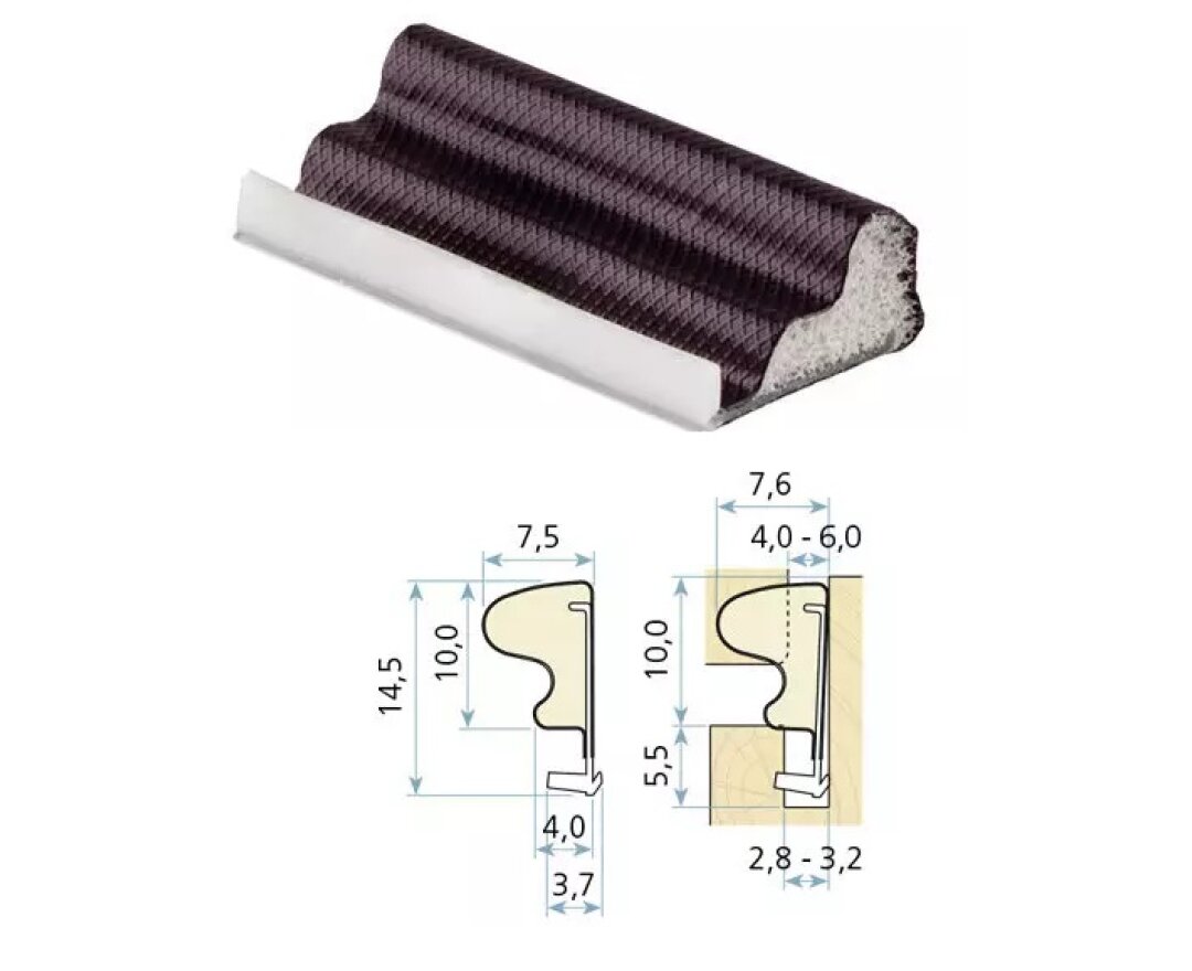 Uszczelka okienna QLON QL-3054 250m- fot-