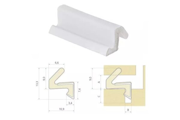 Uszczelka okienna QLON QL-3056 300m Schlegel Biały