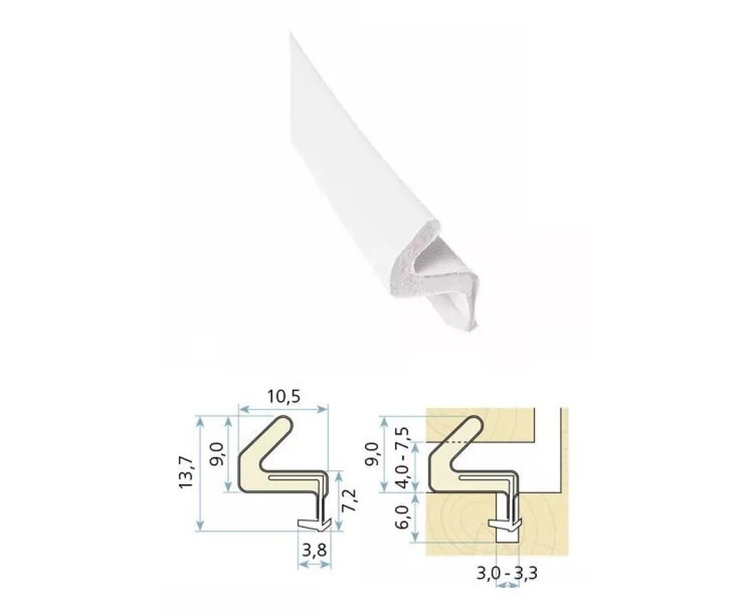 Uszczelka okienna QLON QL-3078 250m- fot-