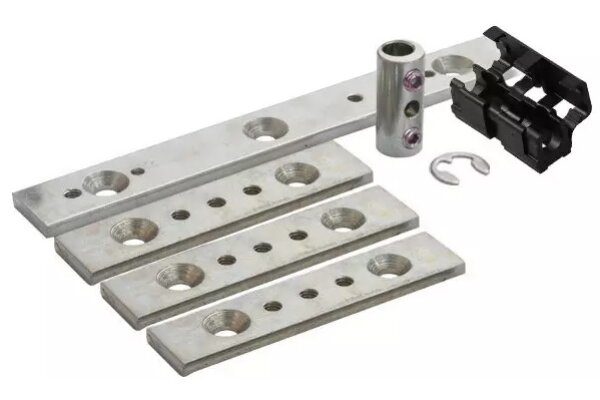 Mocowanie i prowadnice z płytkami montażowymi do FL190 HAUTAU Czarny