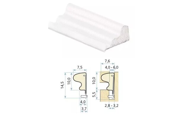 Uszczelka okienna QLON QL-3054 250m Schlegel Biały