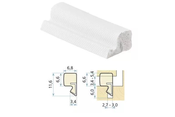 Uszczelka okienna QL-3005 biel 300m Schlegel Biały