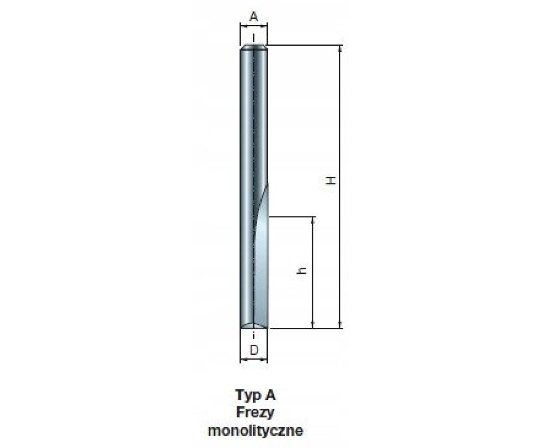 Frez 04-10106P 4X12X50,8X6,0- fot-