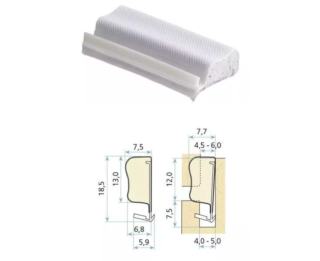 Uszczelka okienna QLON QL-3053 25m- fot-
