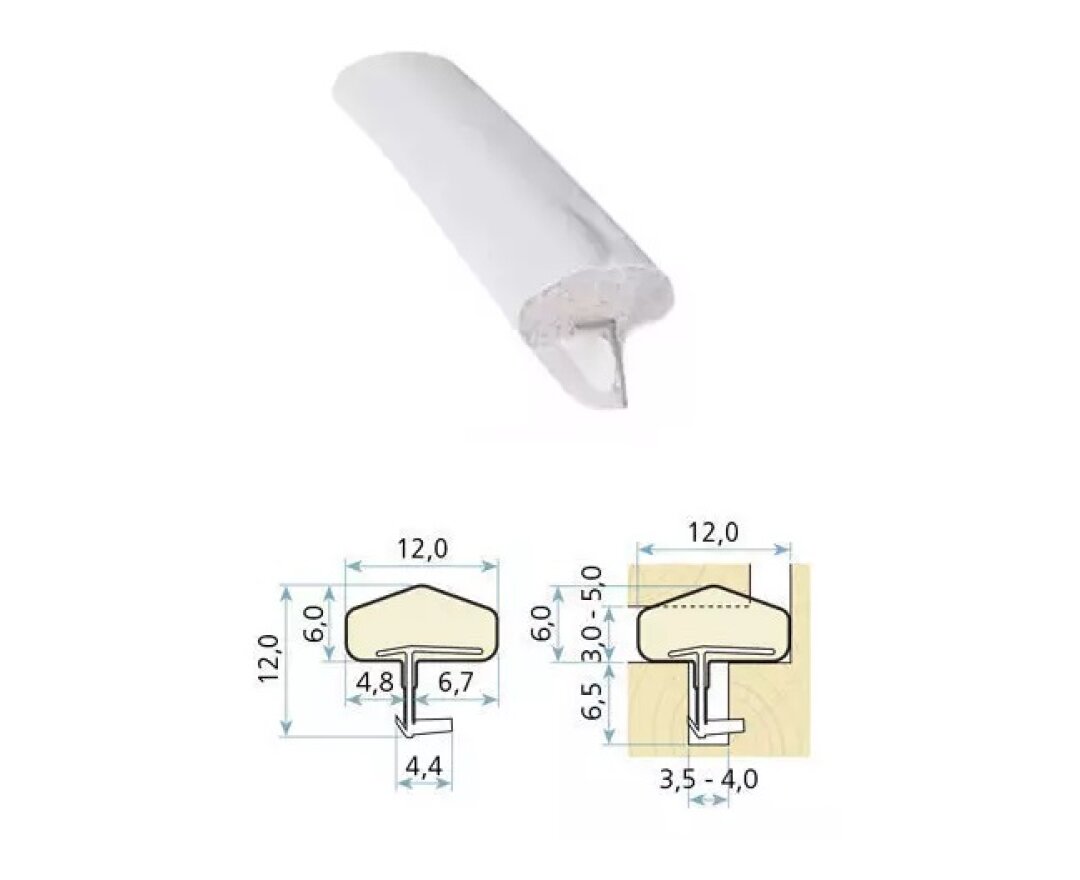 Uszczelka drzwiowa QLON QL-3106 25m- fot-