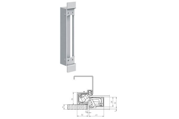 Element gniazdowy TECTUS TE 541 3D FVZ SZ Simonswerk Ocynk niebieski