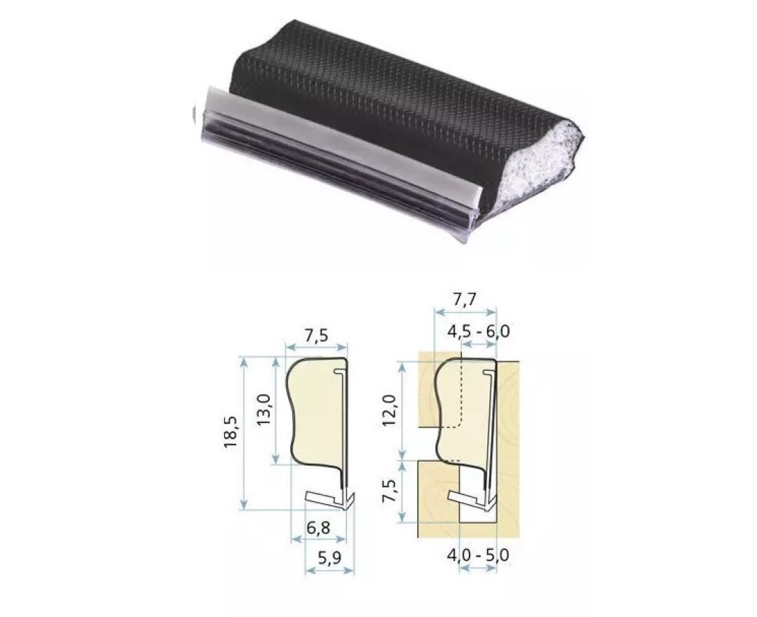 Uszczelka okienna QLON QL-3053 25m- fot-