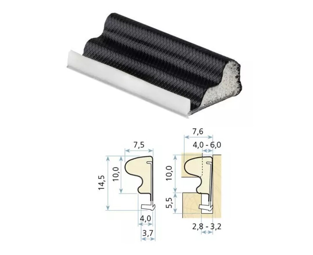 Uszczelka okienna QLON QL-3054 250m- fot-