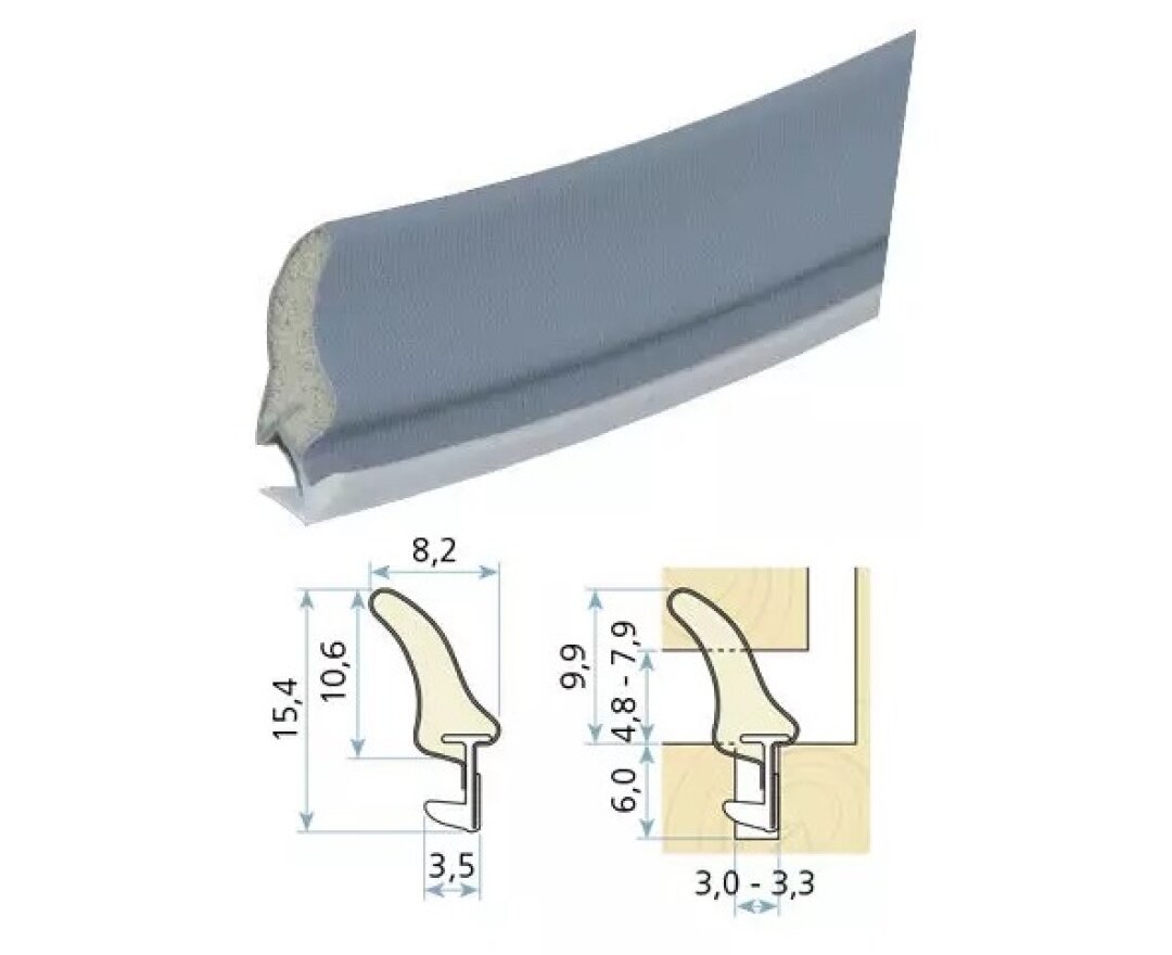 Uszczelka drzwiowa QLON QL-9111 300m- fot-