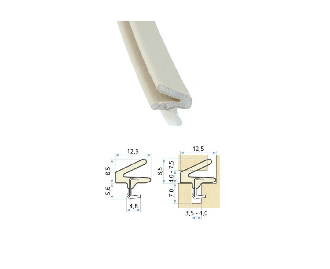 Uszczelka do drzwi QL-3113  25m- fot-