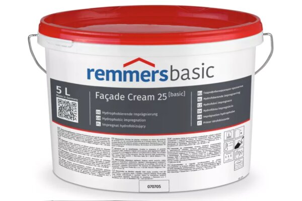 Impregnat hydrofobizujący Façade Cream 25 [basic] 5L remmers Biały