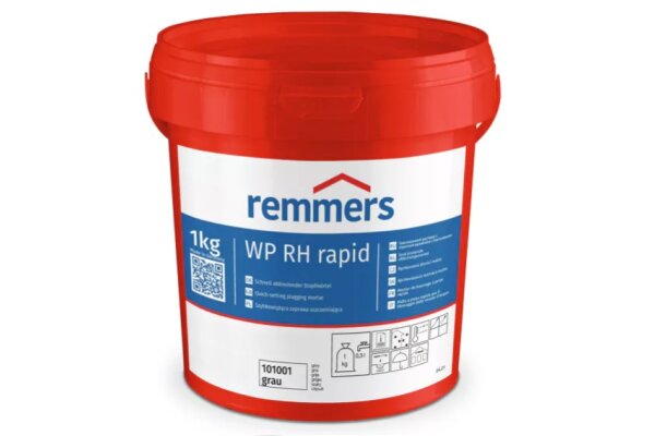 Szybkowiążąca zaprawa uszczelniająca WP RH rapid 5kg remmers Szary