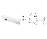 Samozamykacz drzwiowy TS4000 bez ramienia GEZE Biały