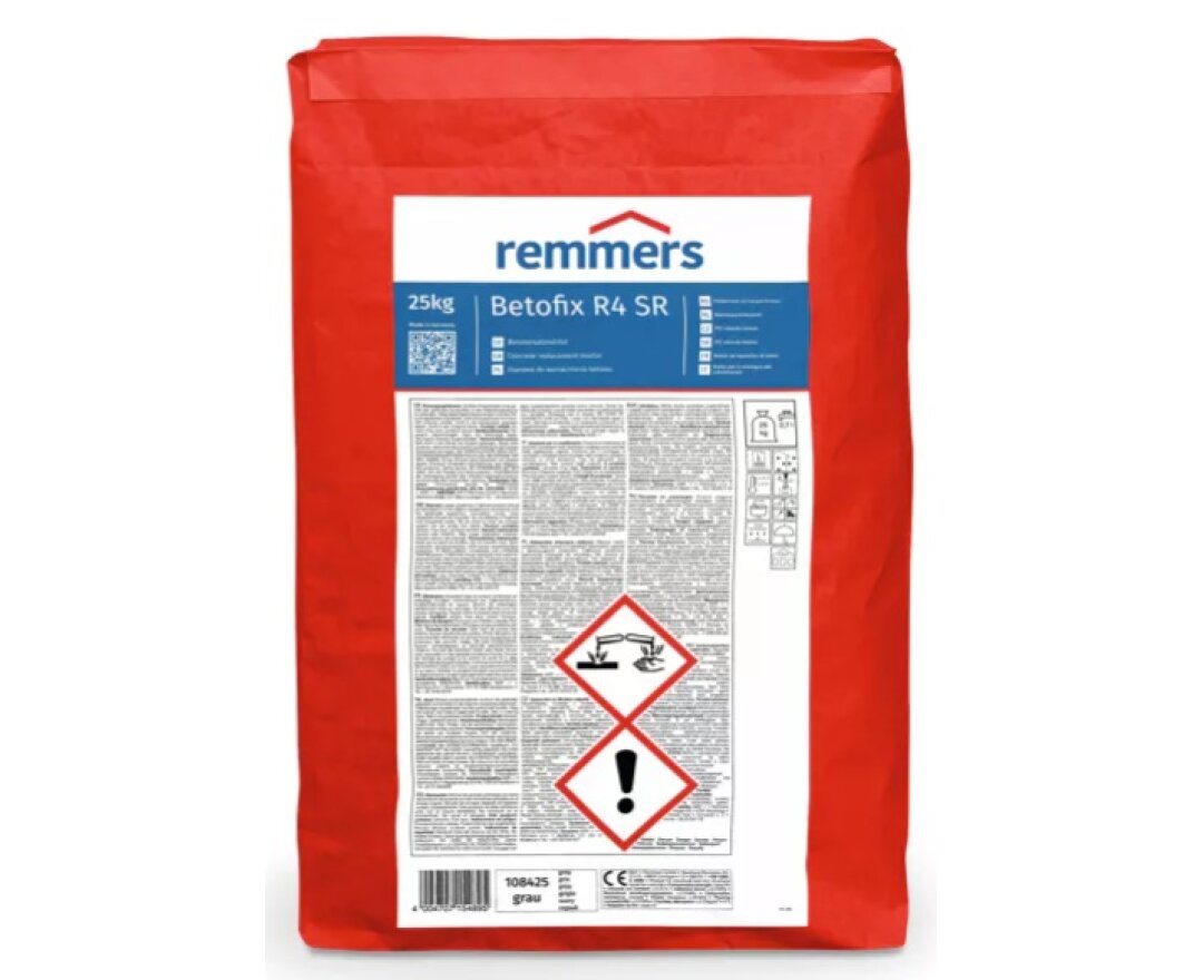 Wzmocniona włóknami zaprawa PCC Betofix R4 SR- fot-