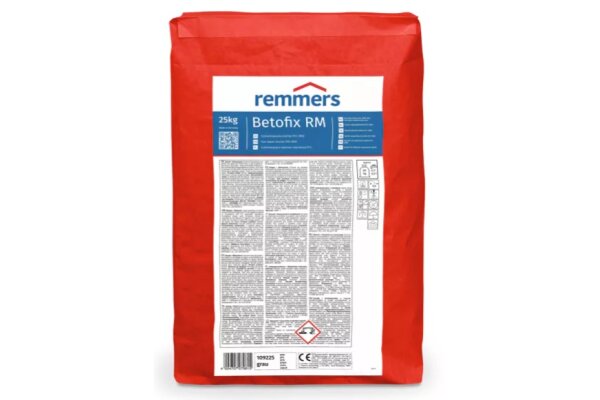 Szybkowiążąca zaprawa naprawcza do betonu elewacyjnego Betofix RM 25kg remmers Szary