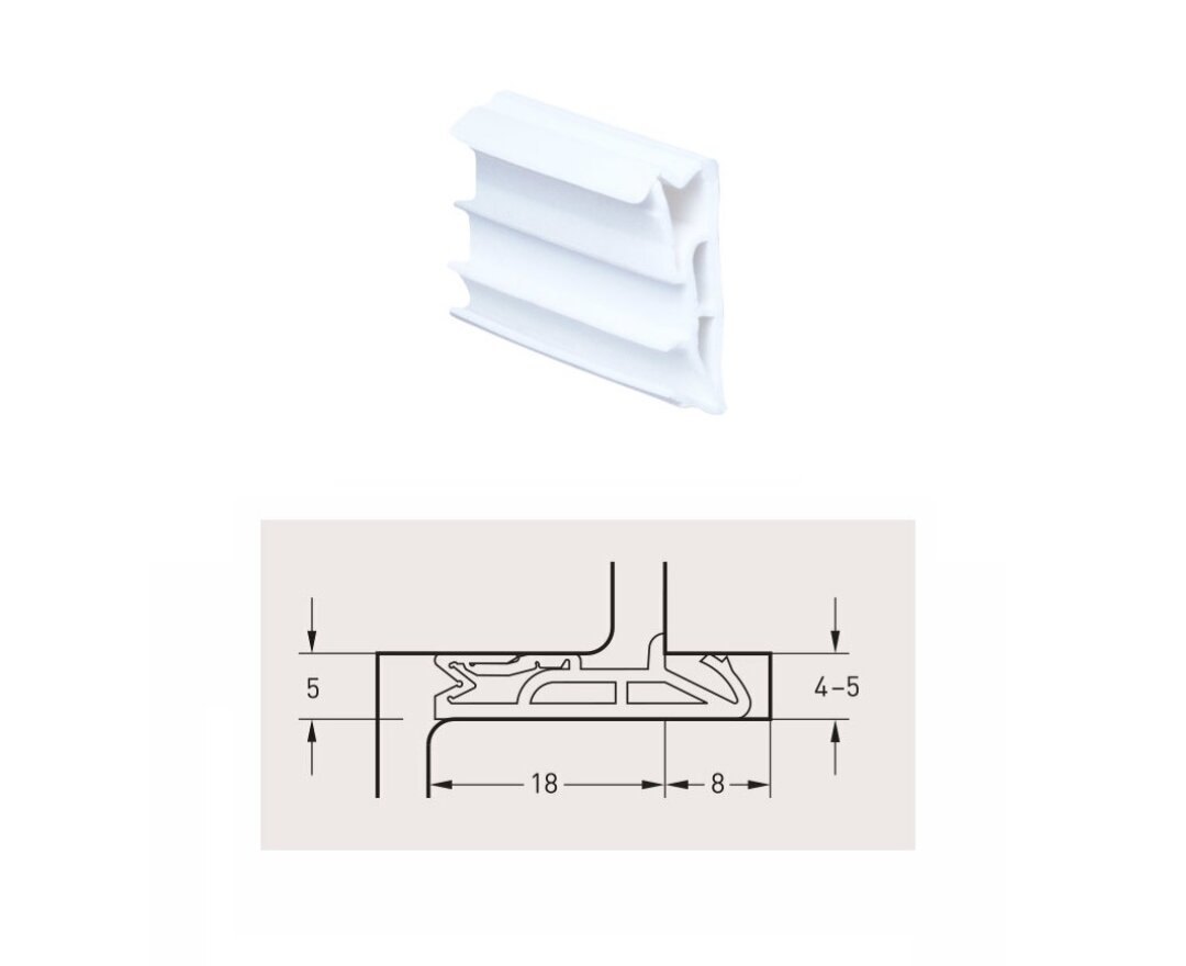 Uszczelka do drzwi zewnętrznych SV185 – 100m- fot-