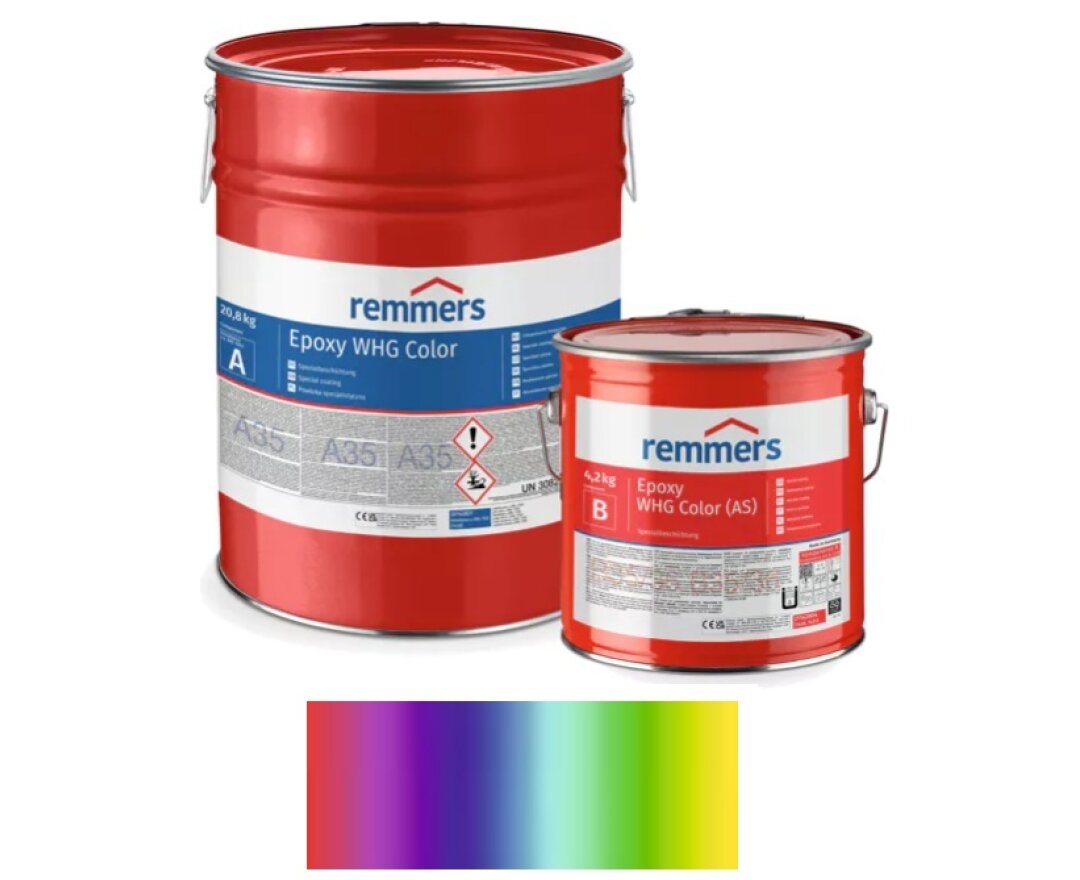 Odporna chemicznie powłoka mostkująca rysy Epoxy WHG Color 25kg- fot-