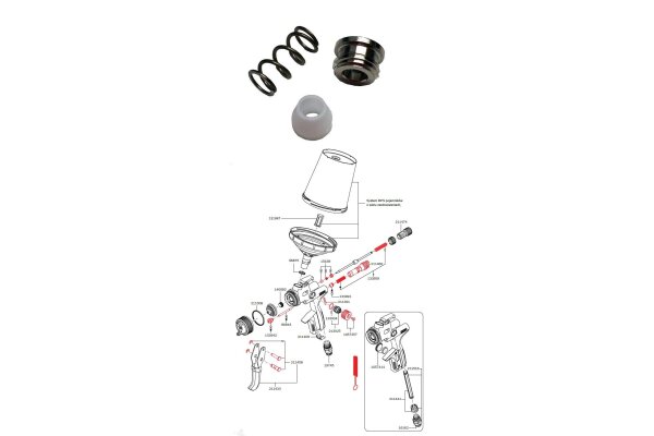 SATA Uszczelnienie iglicy pistoletu SATA