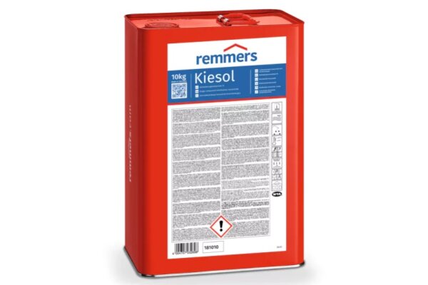 Bezrozpuszczalnikowy koncentrat krzemionkujący o działaniu wzmacniającym Kiesol 1kg remmers Bezbarwny/żółty