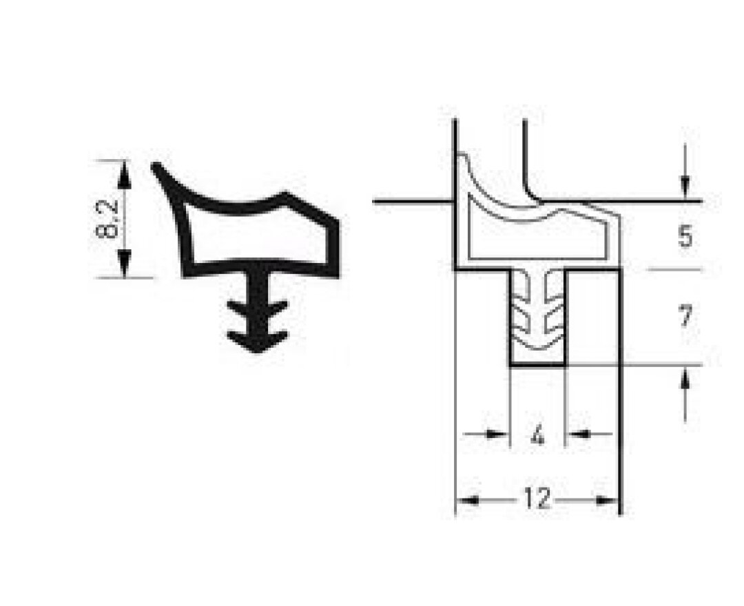 Uszczelka M 7891 (2x50m) 100m K0- fot-