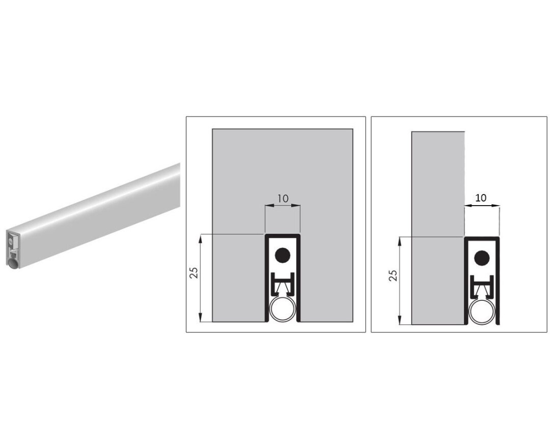 Uszczelnienie automatyczne MATIC Extra 830 mm- fot-