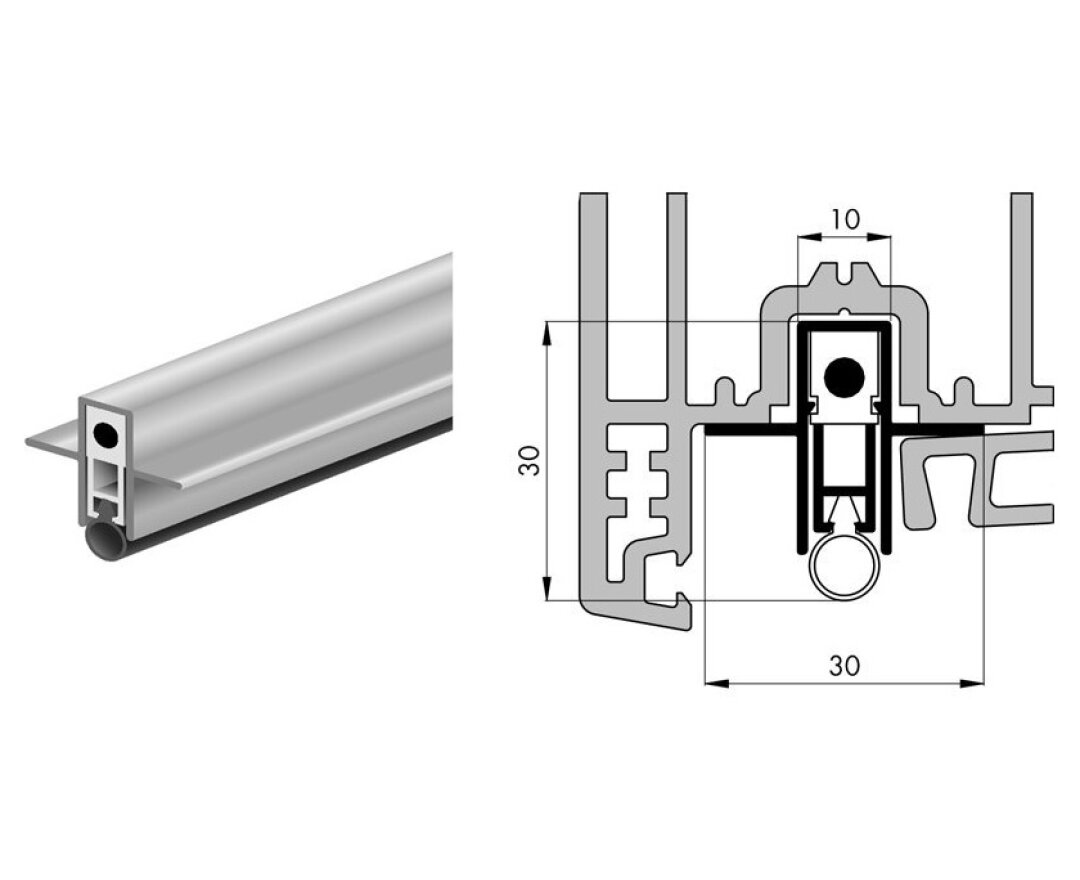Uszczelnienie automatyczne MATIC 2K Euro 830 mm- fot-