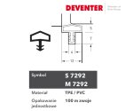 Uszczelka S 7292 (2x50m) 100m K0  Deventer Szary