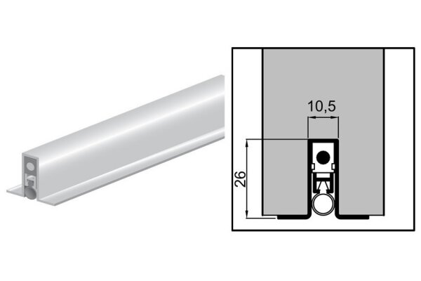 Uszczelnienie automatyczne MATIC OMEGA 1230 mm Ellen Srebrny