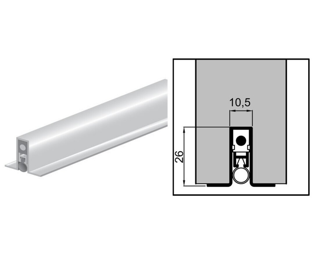 Uszczelnienie automatyczne MATIC OMEGA 930 mm- fot-