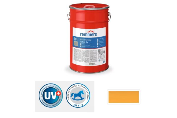 Lakierobejca dekoracyjna UV 20L remmers Sosna