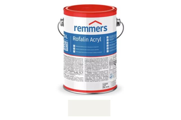 Farba chroniąca przed czynnikami atmosferycznymi Rofalin Acryl 10L remmers Biały