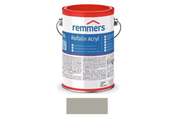 Farba chroniąca przed czynnikami atmosferycznymi Rofalin Acryl 5L remmers Szary