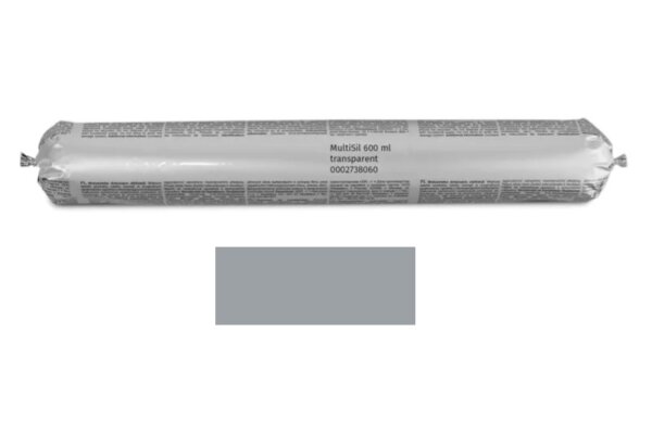 Uniwersalny, alkoksysieciujący uszczelniacz silikonowy MultiSil 600ml remmers Szary okienny