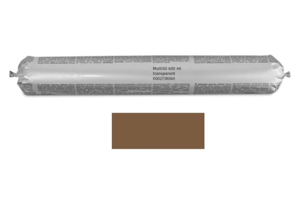 Uniwersalny, alkoksysieciujący uszczelniacz silikonowy MultiSil 310ml remmers Brązowy