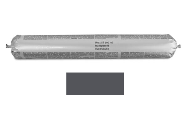 Uniwersalny, alkoksysieciujący uszczelniacz silikonowy MultiSil 600ml remmers Ciemnoszary