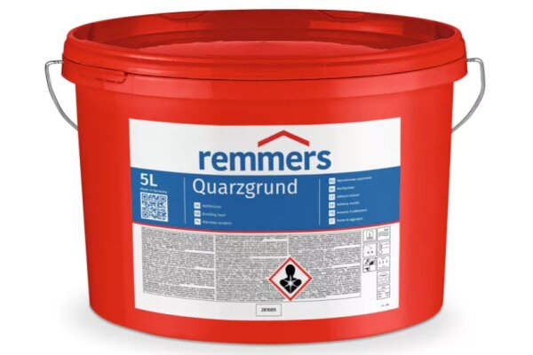Warstwa sczepna i powłoka na podłoża mineralne Quarzgrund 5L remmers Biały