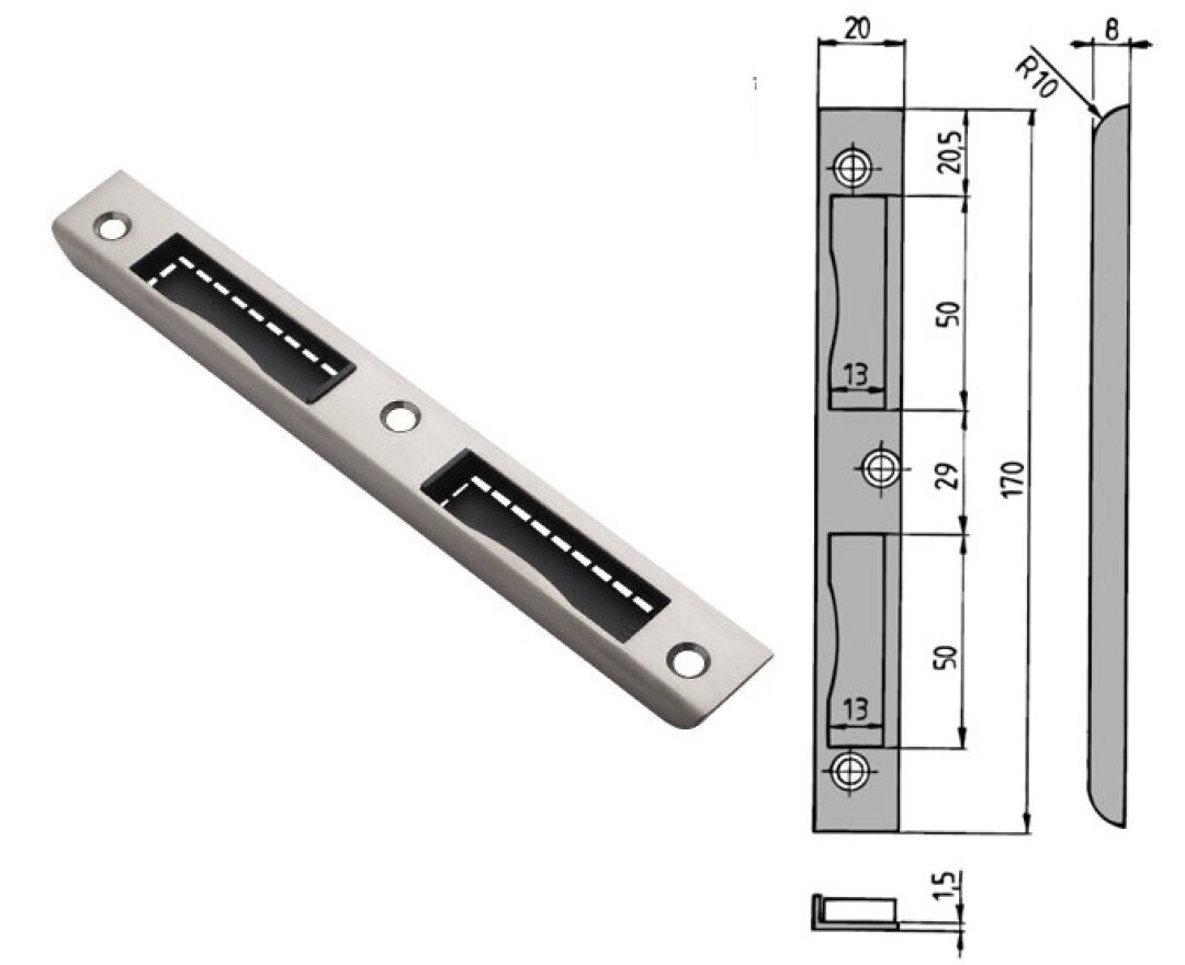 Zaczep zamka głównego KFV Nr 4F-N- fot-