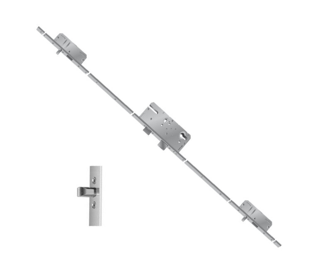 Zasuwnica drzwiowa AS2300 16/65/92/8 sterowana wkładką – bolce- fot-