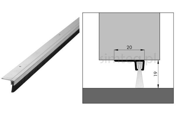 Uszczelnienie szczotkowe IBS 90/18 1000 mm Ellen Czarny