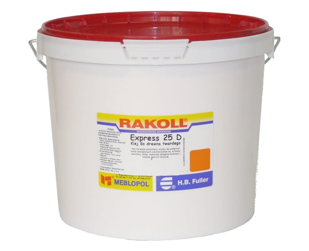 Klej do drewna twardego RAKOLL Express 25D – 5kg- fot-