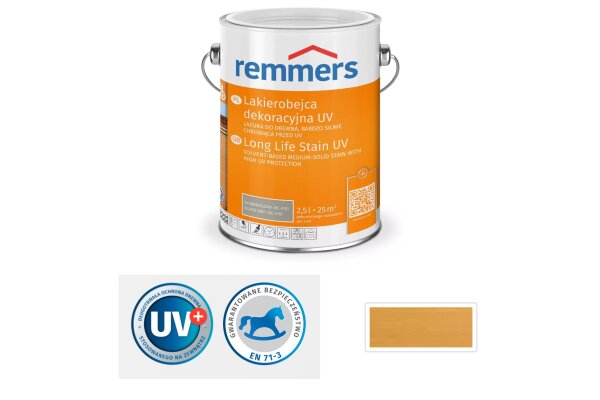 Lakierobejca dekoracyjna UV 5L remmers Dąb jasny