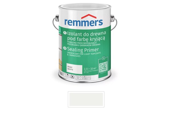 Izolant do drewna pod farbę kryjącą 0,75L remmers Biały