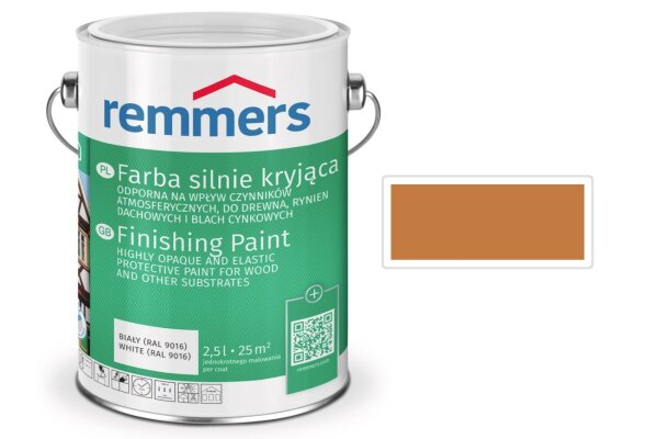 Farba silnie kryjąca Deckfarbe 0,75L remmers Żółty kukurydziany