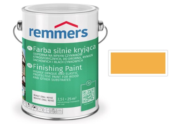 Farba silnie kryjąca Deckfarbe 0,75L remmers Złoto żółty