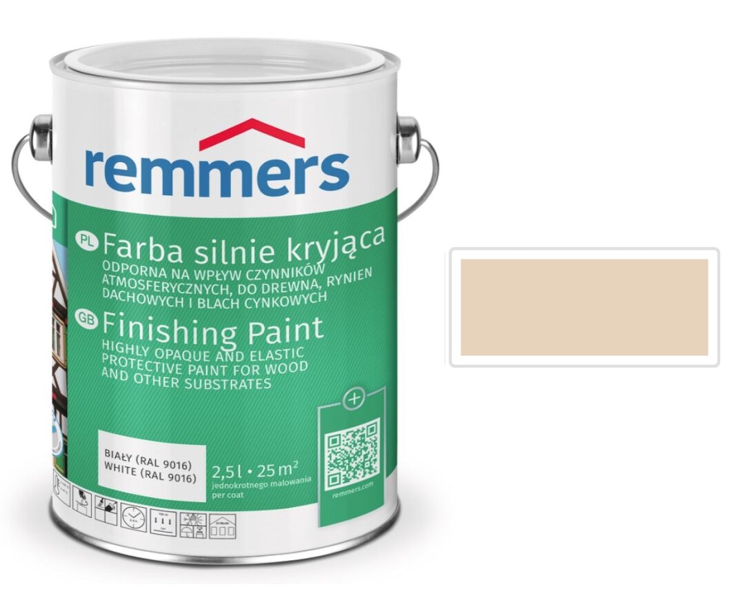 Farba silnie kryjąca Deckfarbe 2,5L- fot-