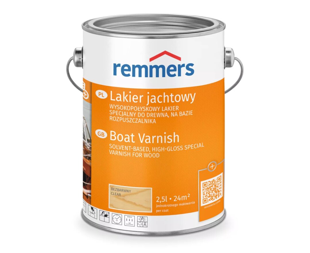 Lakier jachtowy 0,75L- fot-