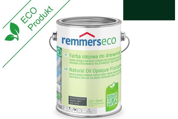 Farba olejowa do drewna [eco] 0,75L remmers Zielony