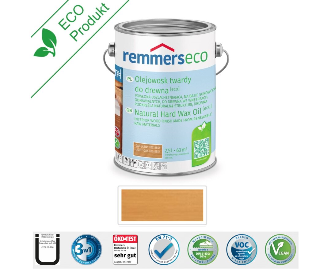 Olejowosk twardy do drewna [eco] 2,5L- fot-
